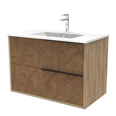 Hanging Washbasin Base 2 Drawers 60cm REEL